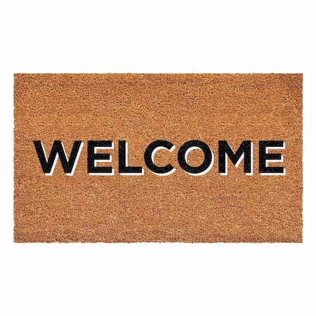 Calloway Mills Doormat, Coir/Vinyl, 17 in W x 29 in L 112061729